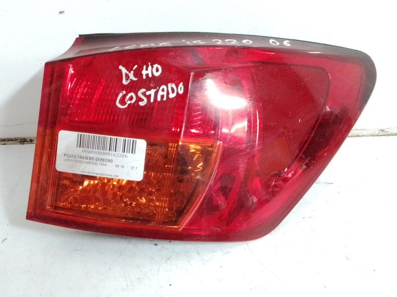 Recambio de piloto trasero derecho para lexus is200 (ds2/is2) 2.2 d-cat referencia OEM IAM   