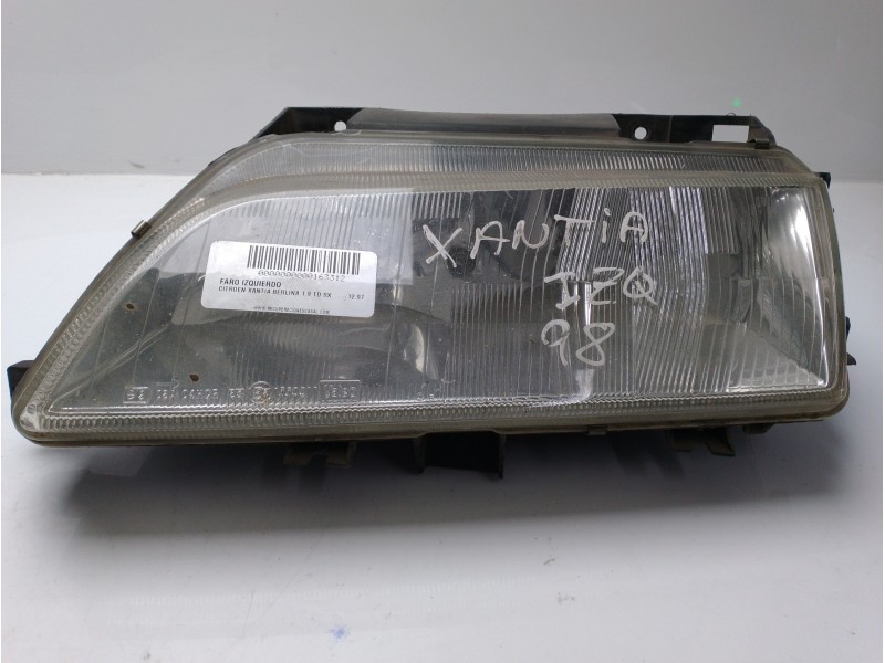 Recambio de faro izquierdo para citroën xantia berlina 2.0 hdi cat (rhy / dw10td) referencia OEM IAM 88205035G  