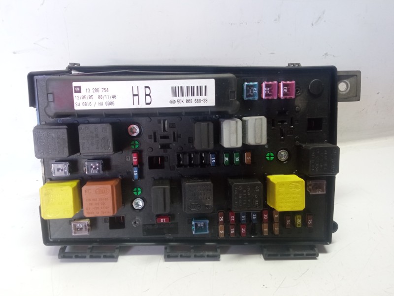 Recambio de caja reles / fusibles para opel zafira b enjoy referencia OEM IAM 5DK00866838 5DK00866838 