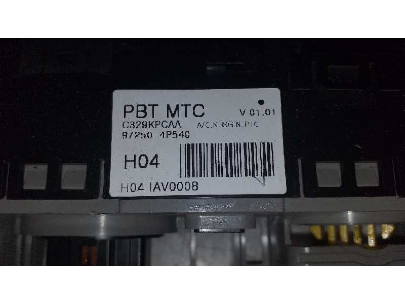 Recambio de mando calefaccion / aire acondicionado para hyundai i20 style referencia OEM IAM 972504P540 C329KPCAA 