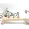 Recambio de tubo escape central para toyota land cruiser (j15) referencia OEM IAM 1742011760  