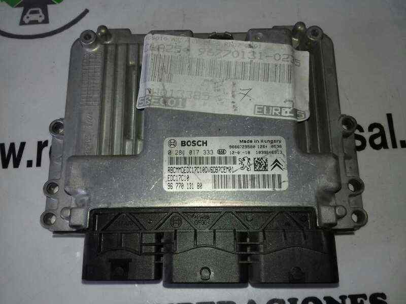 Recambio de centralita motor uce para citroën c3 picasso exclusive referencia OEM IAM 0281017333 9677013180 