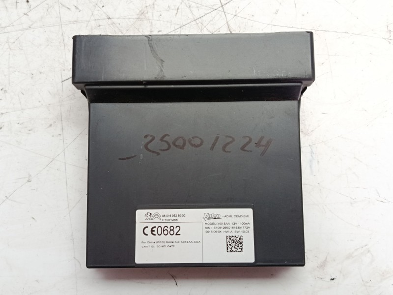 Recambio de modulo electronico para citroën c4 picasso ii 1.6 bluehdi 120 referencia OEM IAM 1609868780  