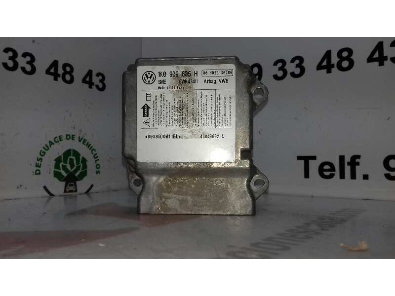 Recambio de centralita airbag para seat altea xl (5p5) emoción referencia OEM IAM 1K0909605H 5WK43411 