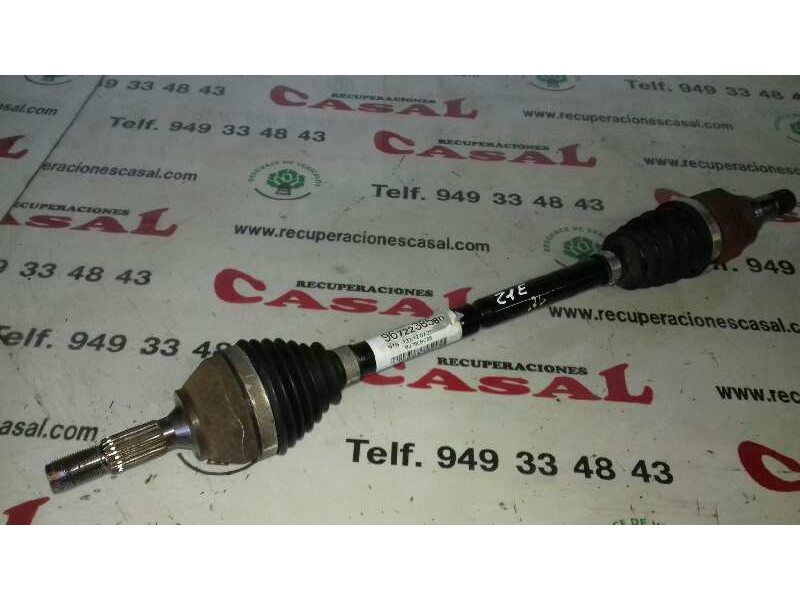 Recambio de transmision delantera izquierda para citroën c3 sx referencia OEM IAM 9672238580  