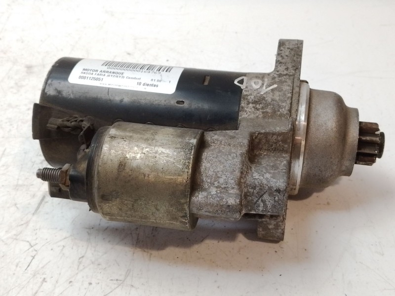 Recambio de motor arranque para skoda fabia (6y2/6y3) comfort referencia OEM IAM 0001125051 02T911023 