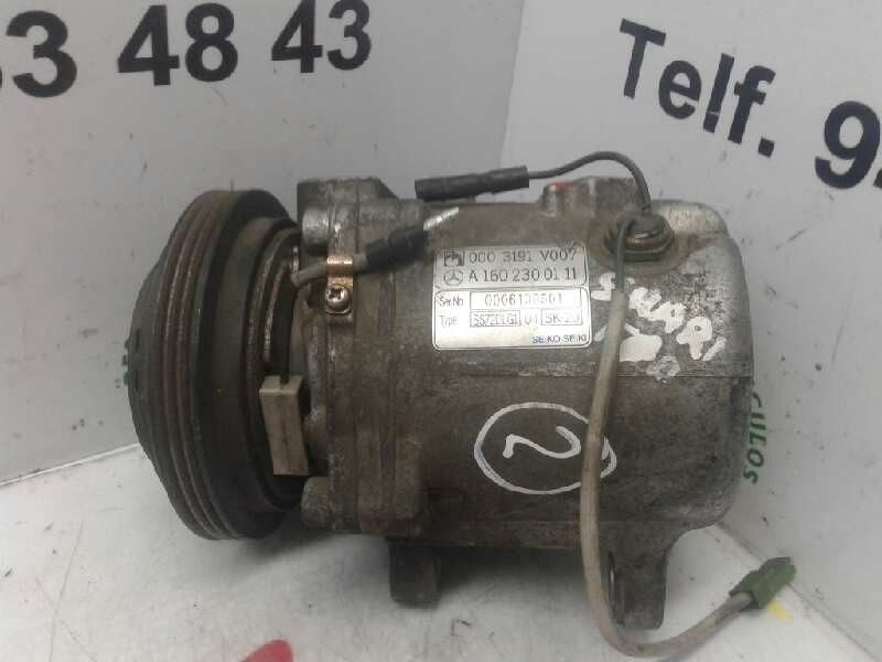 Recambio de compresor aire acondicionado para smart coupe básico (45kw) referencia OEM IAM 0003191V007 A1602300111 0006139501
