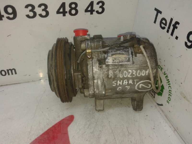 Recambio de compresor aire acondicionado para smart coupe básico (45kw) referencia OEM IAM A1602300111 0003191V008 W02K284146