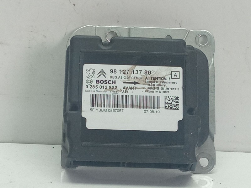 Recambio de centralita airbag para peugeot 2008 (--.2013) 1.6 16v e-hdi fap referencia OEM IAM 9812713780  