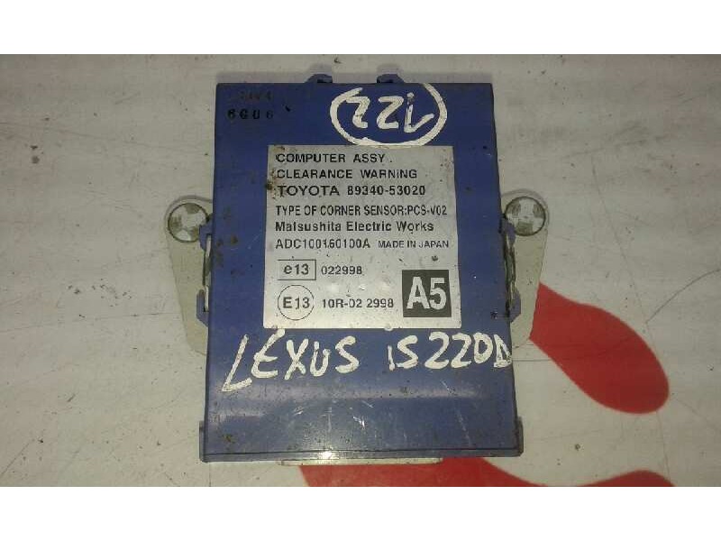 Recambio de modulo electronico para lexus is200 (ds2/is2) 200d referencia OEM IAM 8934053020 ADC100160100A 10R02998
