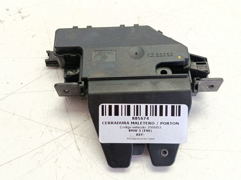 Recambio de cerradura maletero / porton para bmw 3 (e90) 318 d referencia OEM IAM 51247840617  
