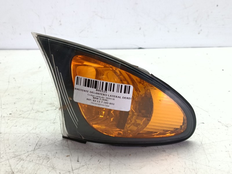 Recambio de intermitente delantero lateral derecho para bmw 3 (e46) 320 d referencia OEM IAM 63 13 7 165 852  