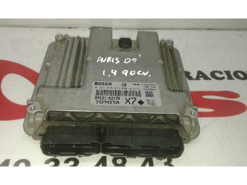 Recambio de centralita motor uce para toyota auris 1.4 turbodiesel cat referencia OEM IAM 0281016911 8966102X70 