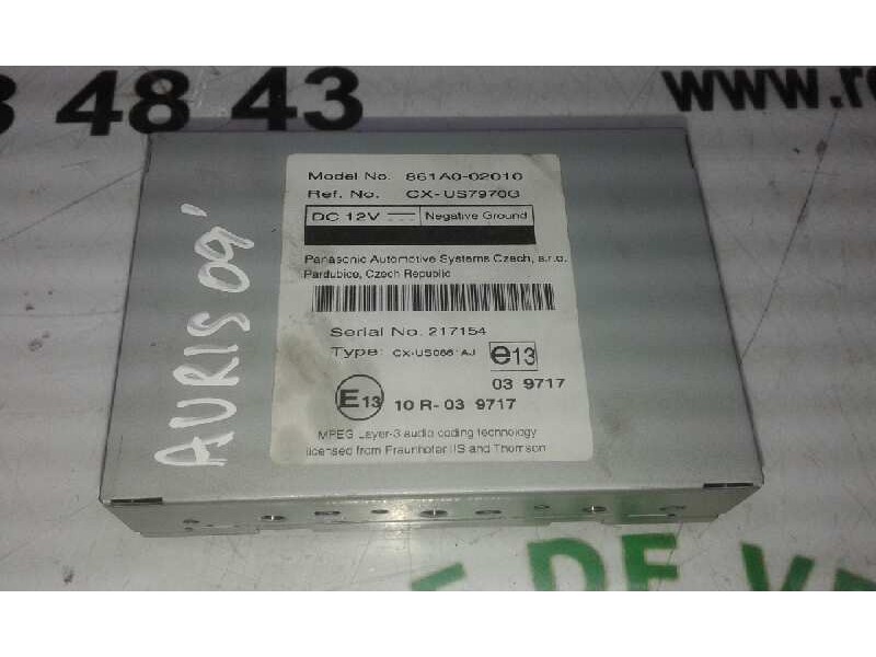 Recambio de modulo electronico para toyota auris 1.4 turbodiesel cat referencia OEM IAM 861A002010 CXUS7970G 