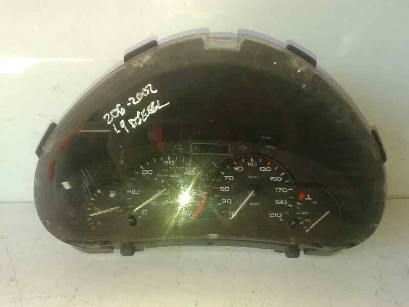 Recambio de cuadro instrumentos para peugeot 206 berlina xr referencia OEM IAM 9645096080  