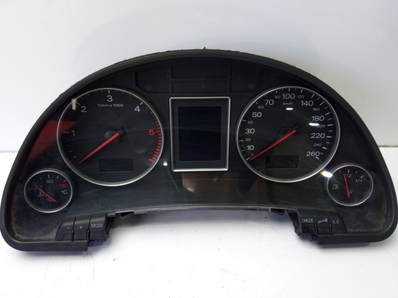 Recambio de cuadro instrumentos para audi a4 berlina (8e) 1.9 tdi referencia OEM IAM 8E0920900NX 0263626045 8E0920900M