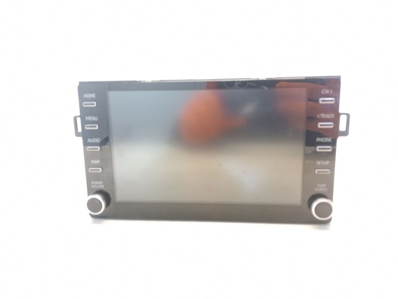 Recambio de pantalla multifuncion para toyota yaris referencia OEM IAM 861400D601  