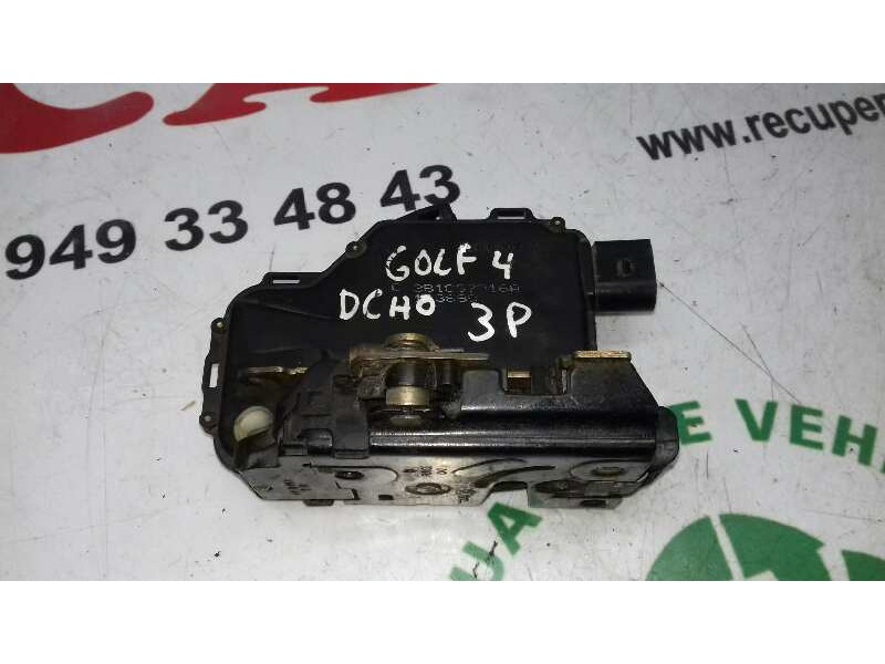 Recambio de cerradura puerta delantera derecha para volkswagen golf iv berlina (1j1) spirit referencia OEM IAM 3B1037016A  