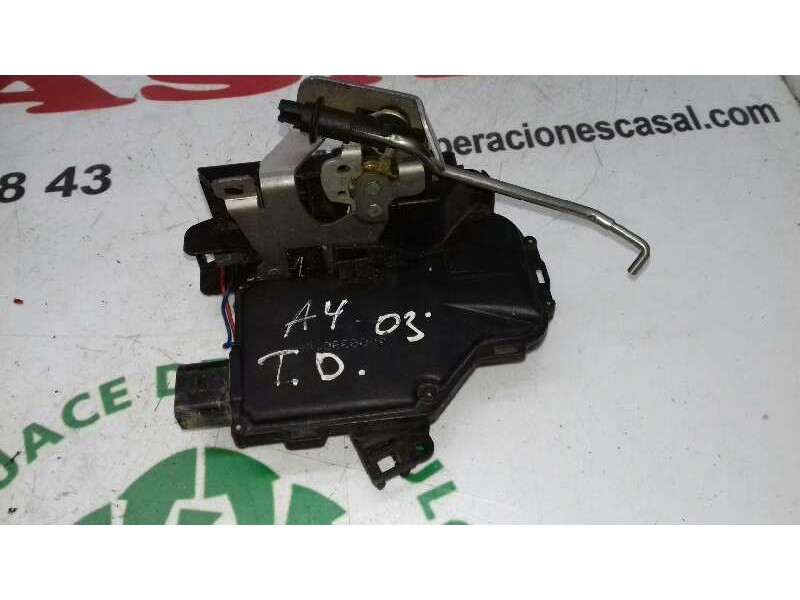 Recambio de cerradura puerta trasera derecha para audi a4 berlina (8e) 1.9 tdi (96kw) referencia OEM IAM   