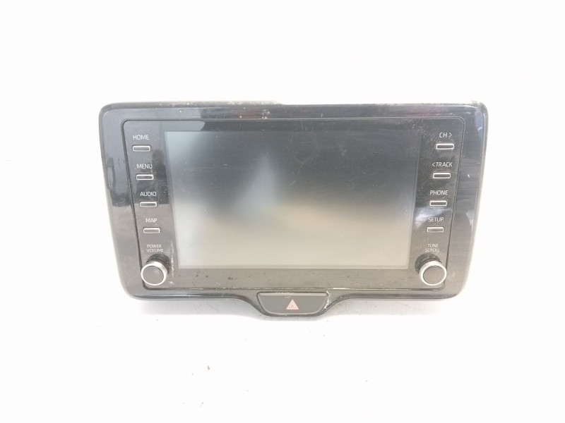 Recambio de pantalla multifuncion para toyota yaris active referencia OEM IAM 861400D601  