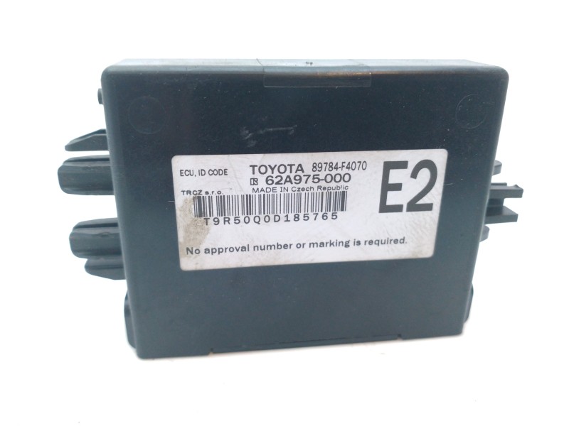 Recambio de modulo electronico para toyota c-hr hybrid advance referencia OEM IAM 89784F4070  