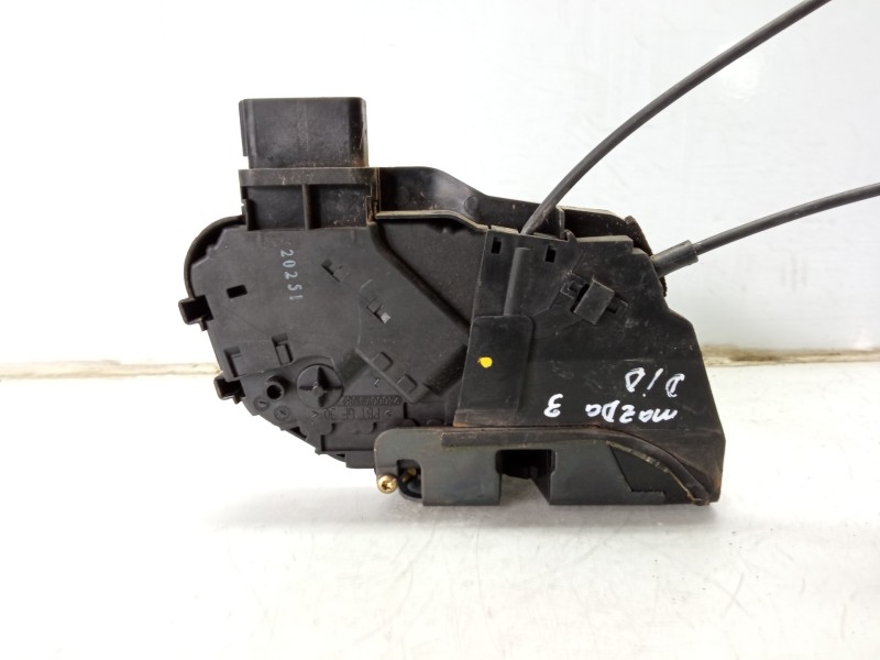 Recambio de cerradura puerta delantera derecha para mazda 3 berlina (bk) 2.0 diesel cat referencia OEM IAM 3N6AA21812N  