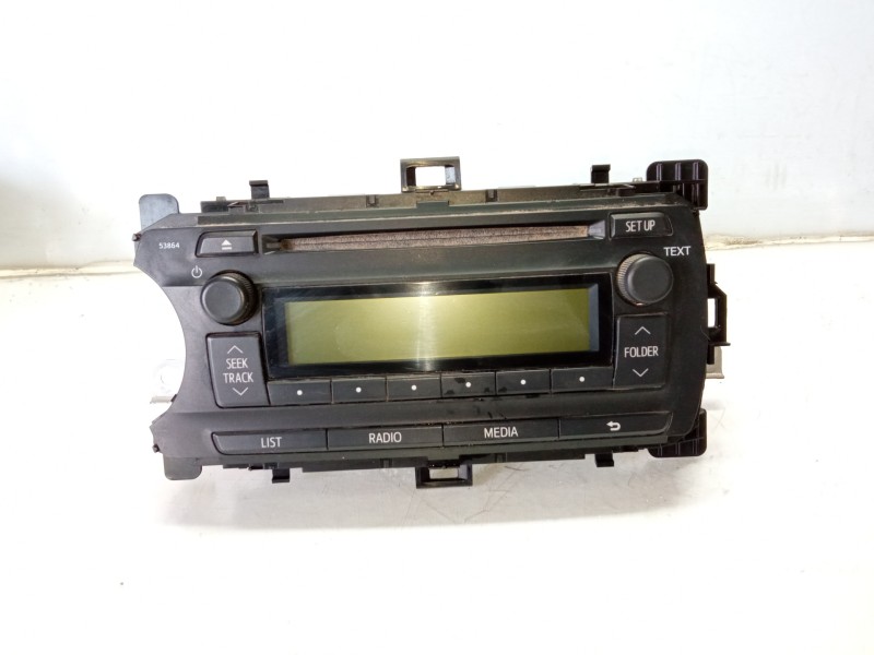 Recambio de sistema audio / radio cd para toyota yaris active referencia OEM IAM 861200D640  