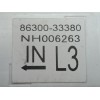 Recambio de antena para toyota camry (_v7_, _va7_, _vh7_) 2.5 hybrid (axvh71_) referencia OEM IAM 8630033380  NH006263