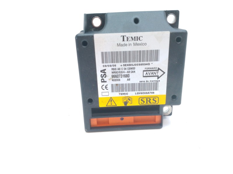 Recambio de centralita airbag para citroën c3 1.4 hdi sx plus referencia OEM IAM 9660731680  