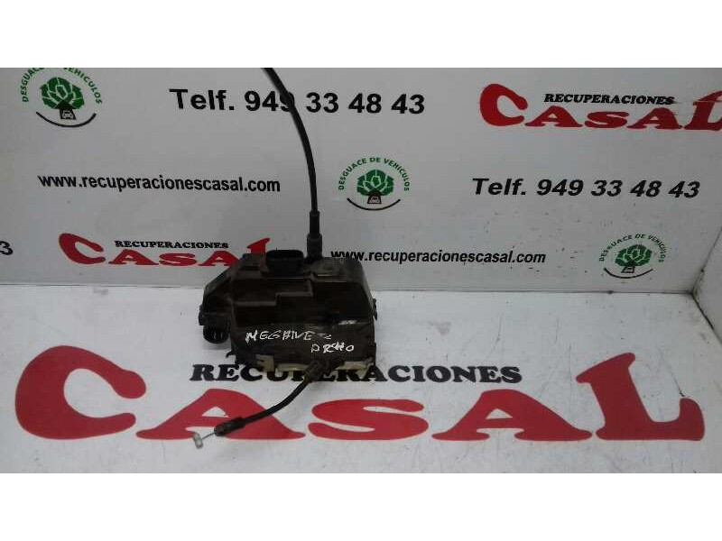 Recambio de cerradura puerta delantera derecha para renault megane ii berlina 5p luxe dynamique referencia OEM IAM 8200027779  