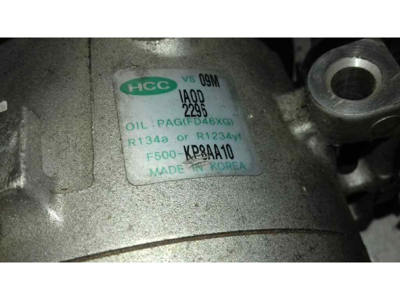 Recambio de compresor aire acondicionado para hyundai i20 style referencia OEM IAM F500KP8AA10  