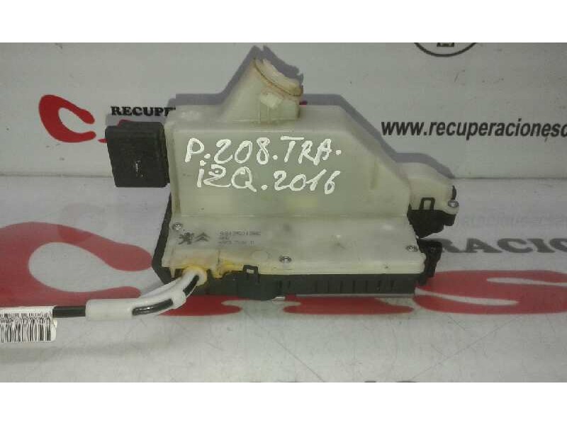 Recambio de cerradura puerta trasera izquierda para peugeot 208 allure referencia OEM IAM 9812501280 407371920 