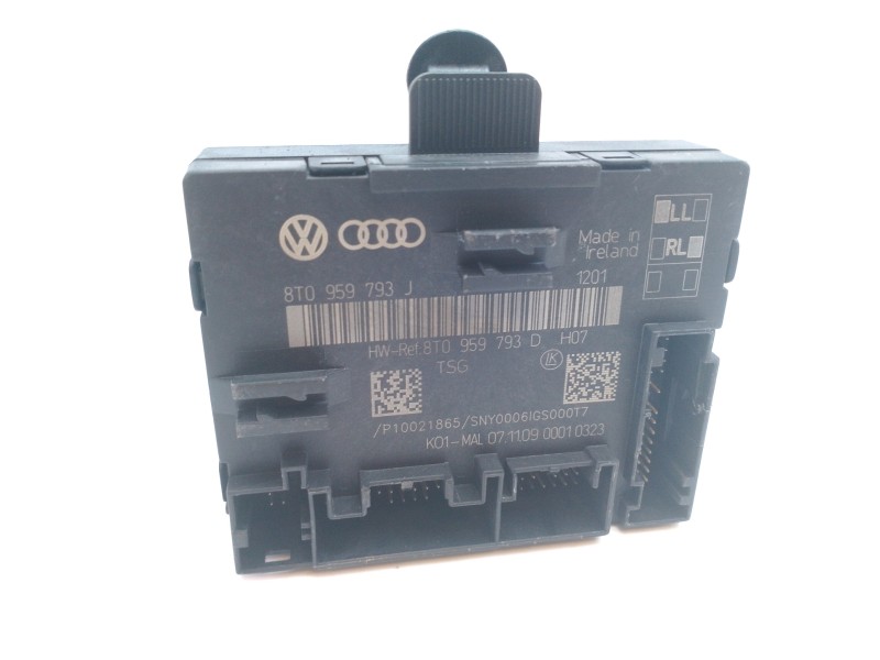 Recambio de centralita cierre para audi a5 sportback (8t) 2.0 tdi (105kw) referencia OEM IAM 8T0959793J  