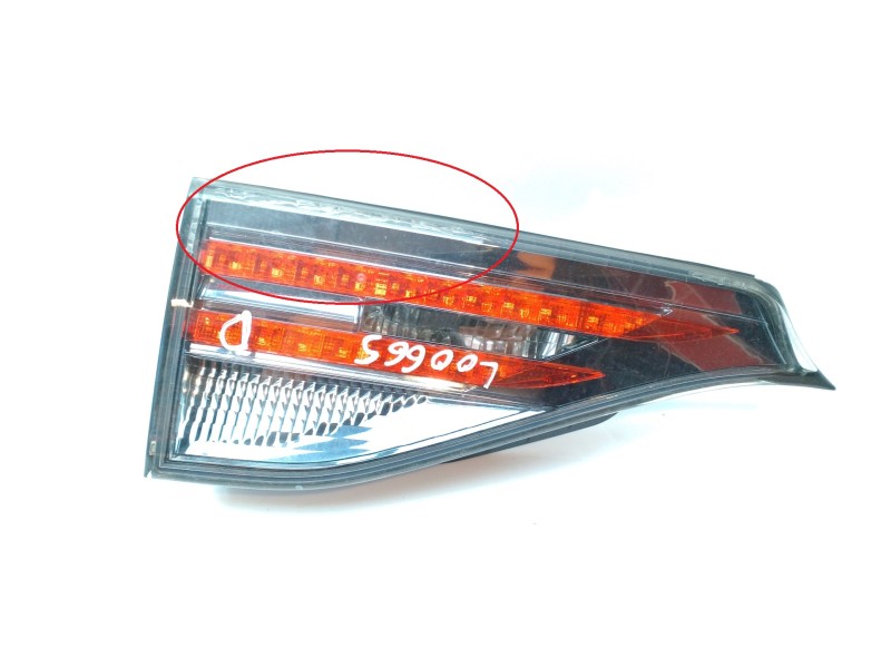 Recambio de piloto trasero derecho interior para lexus ct 200h referencia OEM IAM 8158176020  