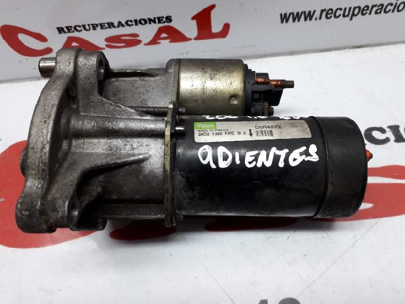Recambio de motor arranque para peugeot 206 berlina play station 2 referencia OEM IAM D6RA572 29D21360FPE 