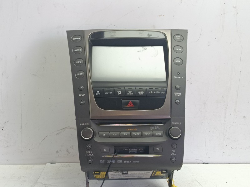 Recambio de sistema audio / radio cd para lexus gs (_s19_) 450h (grs191_, gws191_) referencia OEM IAM 8611130550E0  