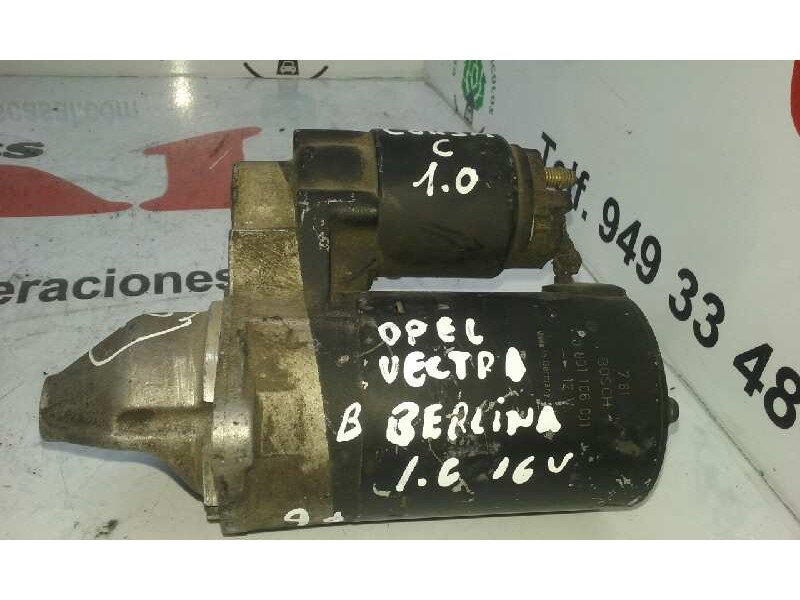 Recambio de motor arranque para opel vectra b berlina 1.6 16v referencia OEM IAM 0001106011  