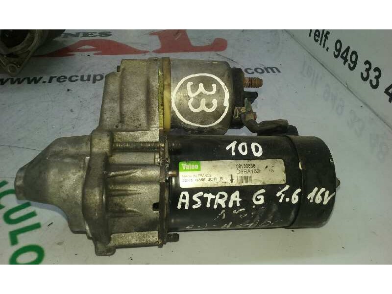 Recambio de motor arranque para opel astra g berlina elegance referencia OEM IAM 09130838  