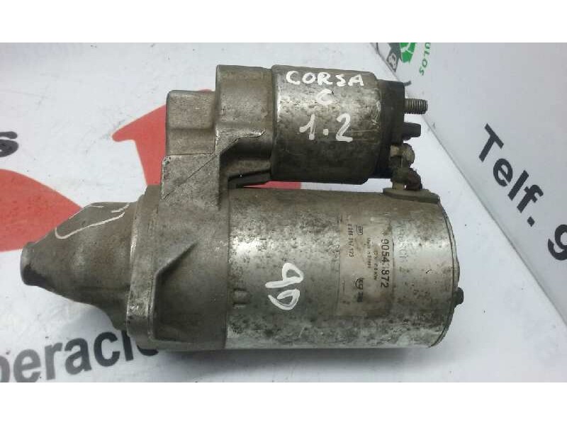 Recambio de motor arranque para opel corsa c sport referencia OEM IAM 90543872  