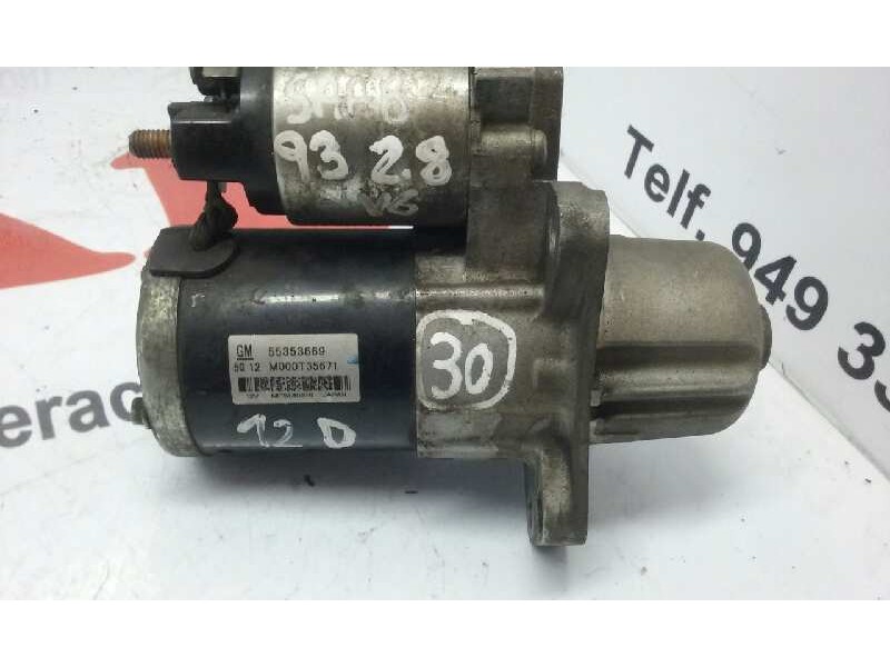 Recambio de motor arranque para saab 9-3 berlina 2.0i referencia OEM IAM 55353669  