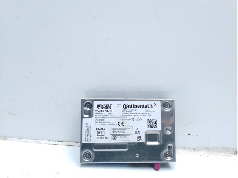 Recambio de modulo electronico para renault arkana arkana tr (ljl) referencia OEM IAM 2591A7327R  