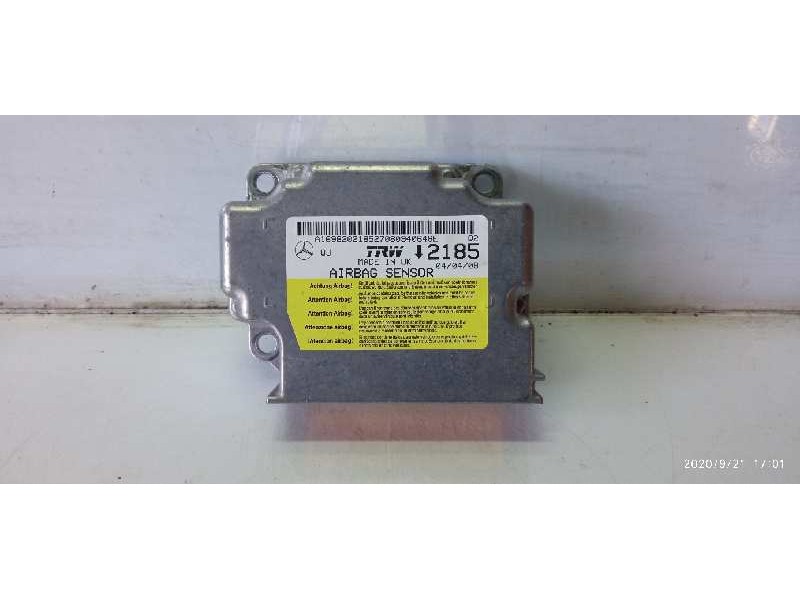 Recambio de centralita airbag para mercedes-benz clase b (w245) 200 cdi (245.208) referencia OEM IAM A1698202185  