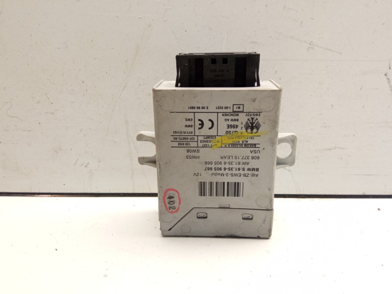 Recambio de centralita inmovilizador para bmw x5 (e53) 4.4i automático referencia OEM IAM 6905667  