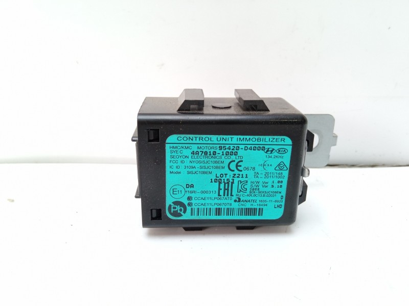 Recambio de centralita inmovilizador para kia picanto (ja) attract referencia OEM IAM 95420D4000  
