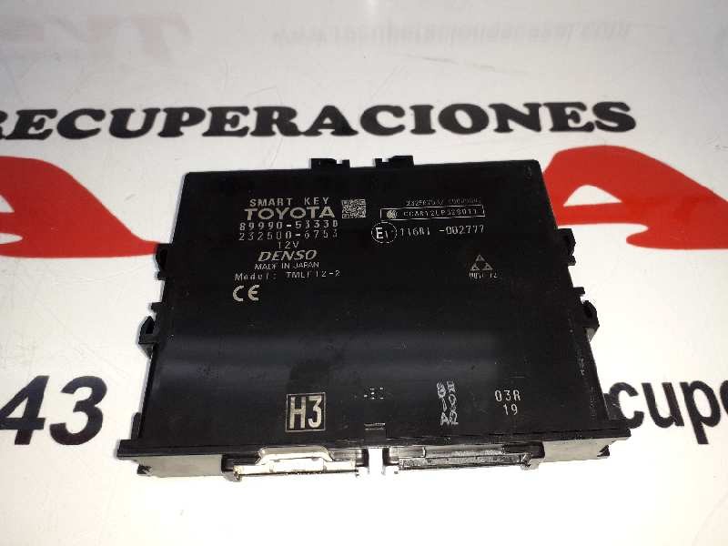 Recambio de modulo electronico para lexus is 300h referencia OEM IAM 8999053330 2325006753 