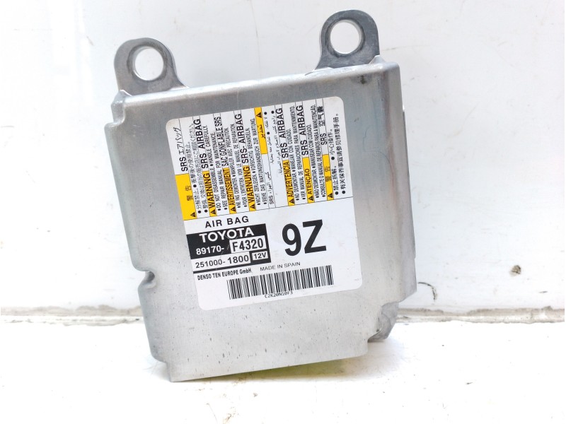 Recambio de centralita airbag para toyota c-hr referencia OEM IAM 89170F4320  