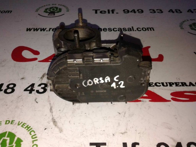 Recambio de caja mariposa para opel corsa c club referencia OEM IAM 0280750044 BOSCH 