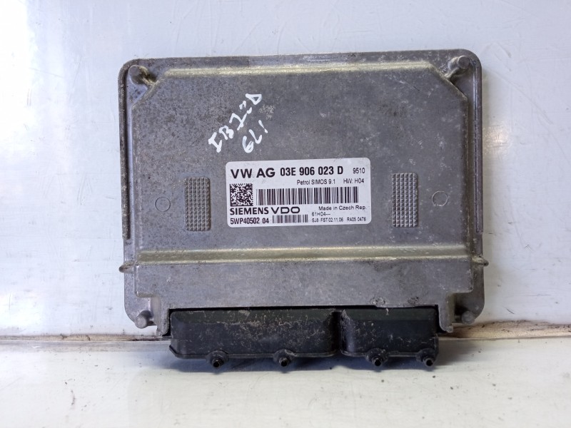 Recambio de centralita motor uce para seat ibiza (6l1) reference referencia OEM IAM 03E906023D 5WP4050204 