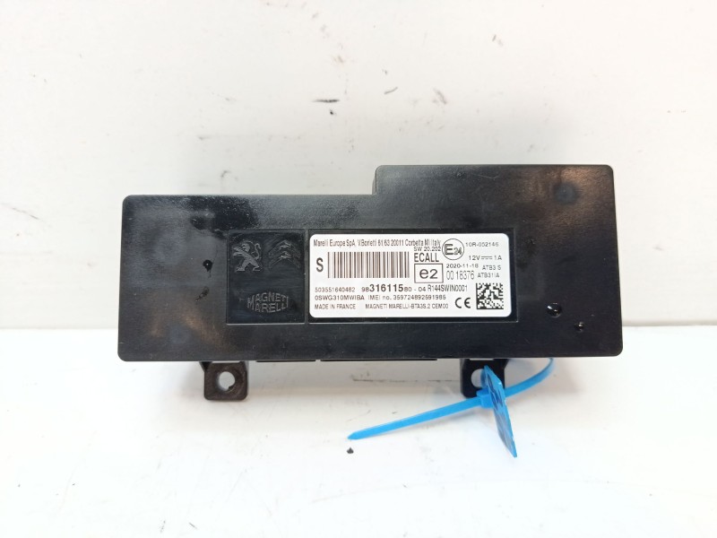 Recambio de modulo electronico para peugeot 208 ii (ub_, up_, uw_, uj_) 1.2 puretech 100 referencia OEM IAM 9831611580  