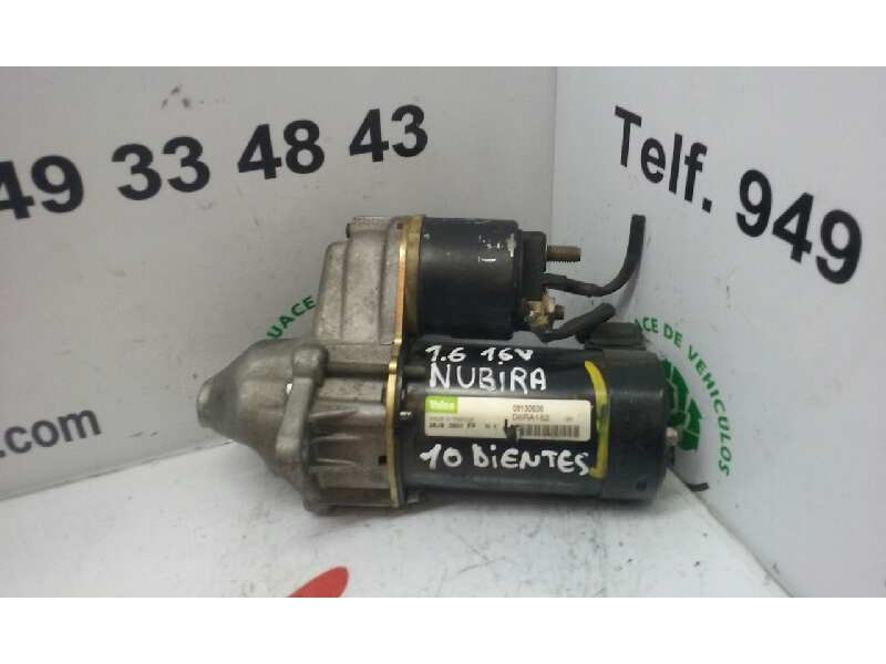 Recambio de motor arranque para chevrolet nubira berlina se referencia OEM IAM 09130838  
